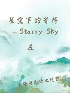 星空下的等待 —Starry Sky